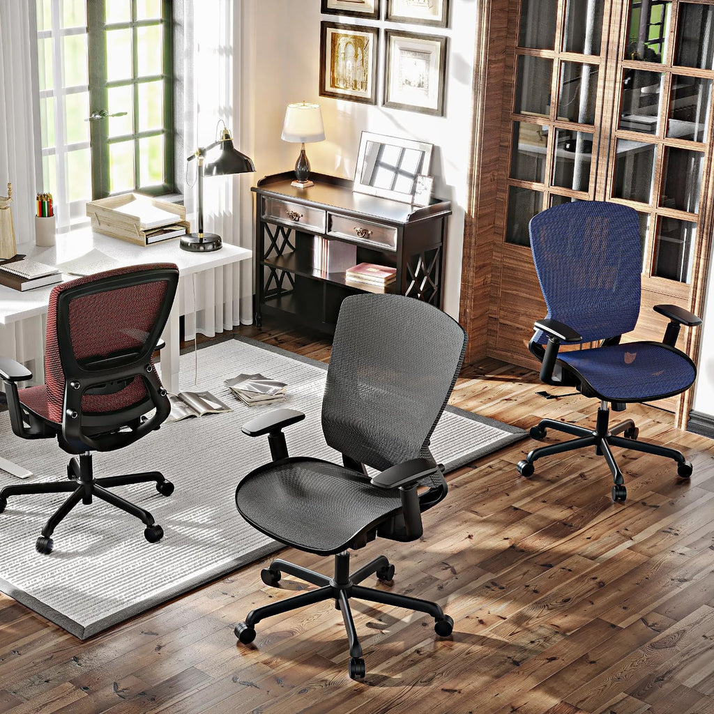 Ergonomic Office Chair | Mesh Computer Desk Chair with Lumbar Support & Adjustable Height