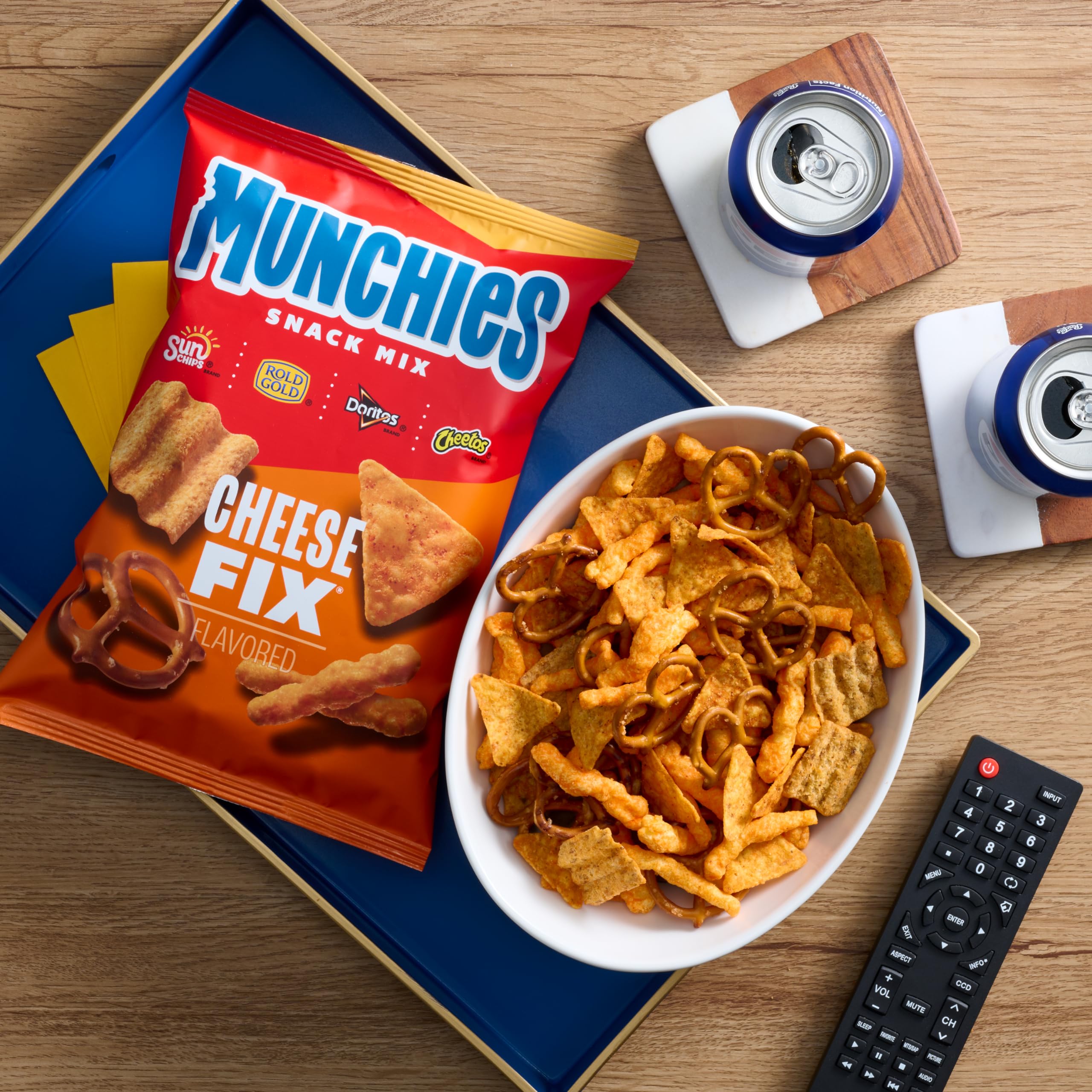 Frito-Lay Cheesy Mix 6 Flavor Variety Pack, Single Serve Bags (40 Pack), Doritos, Cheetos, Lay's, Munchies, SunChips