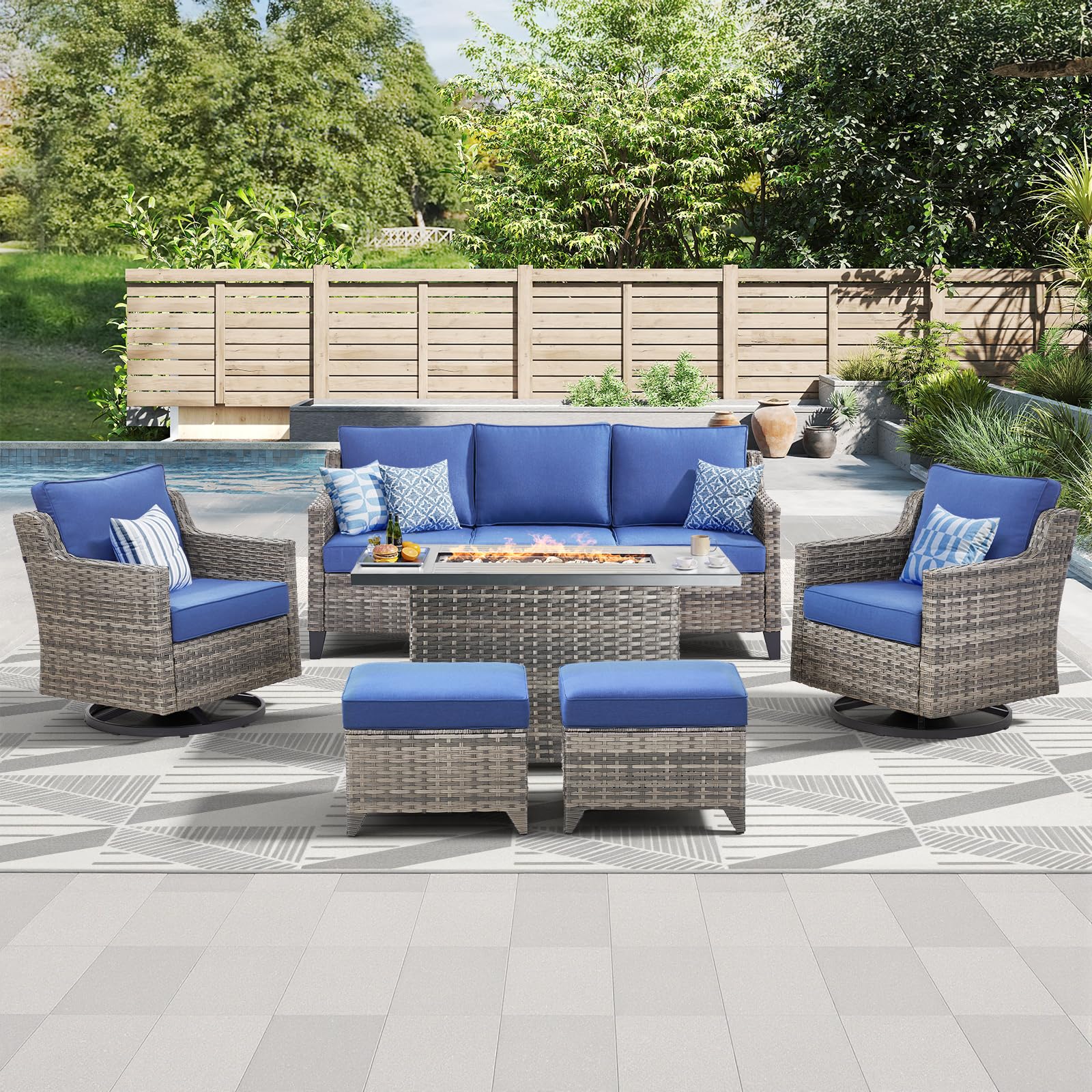 Patio Furniture Set with 42.5
