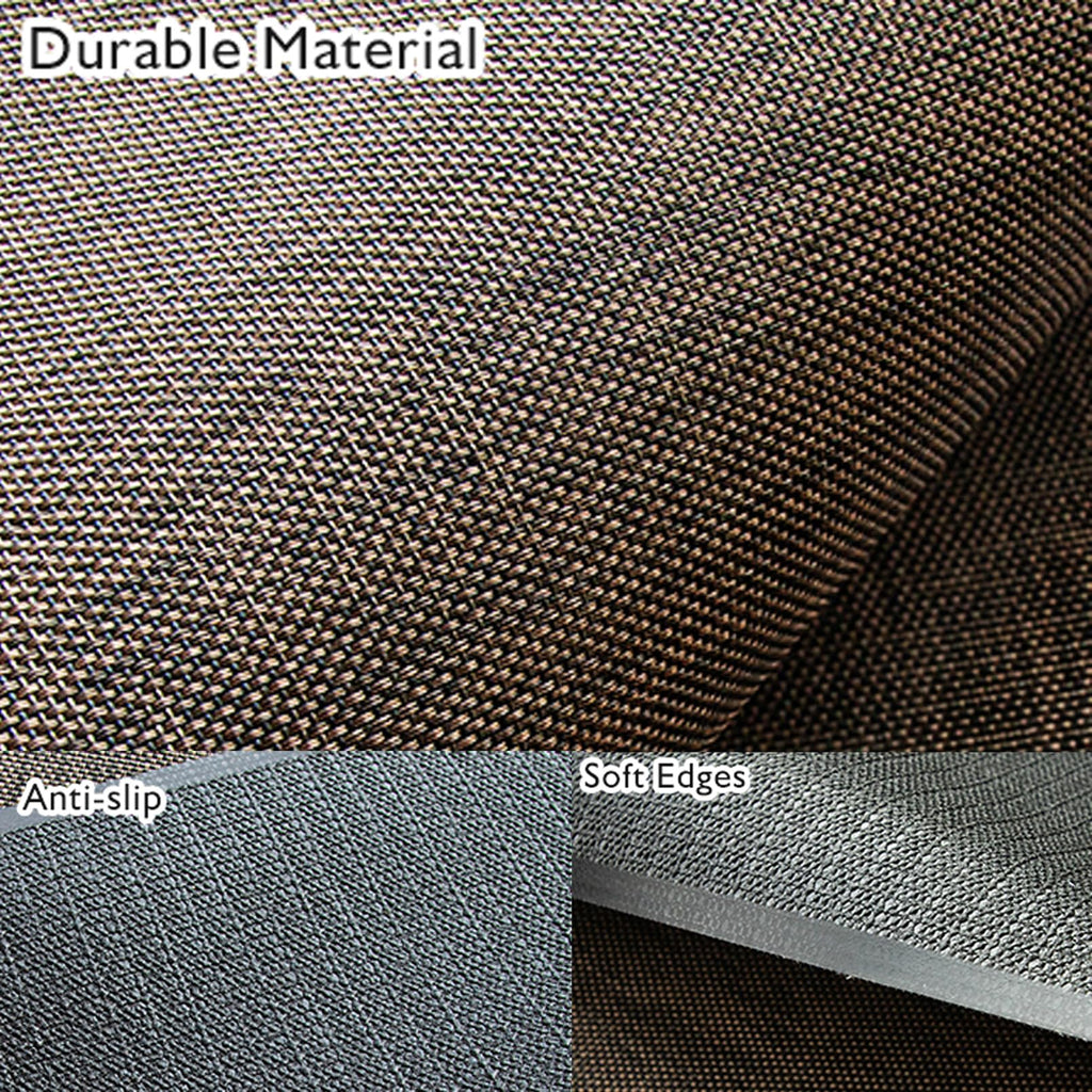Office Chair Mat for Hardwood & Tile Floor,Computer Gaming Chair Mat for Rolling Chairs Non-Curve, Anti-Slip, Heavy Duty Floor Protector for Home Office,Dark Coffee (48" x 55")