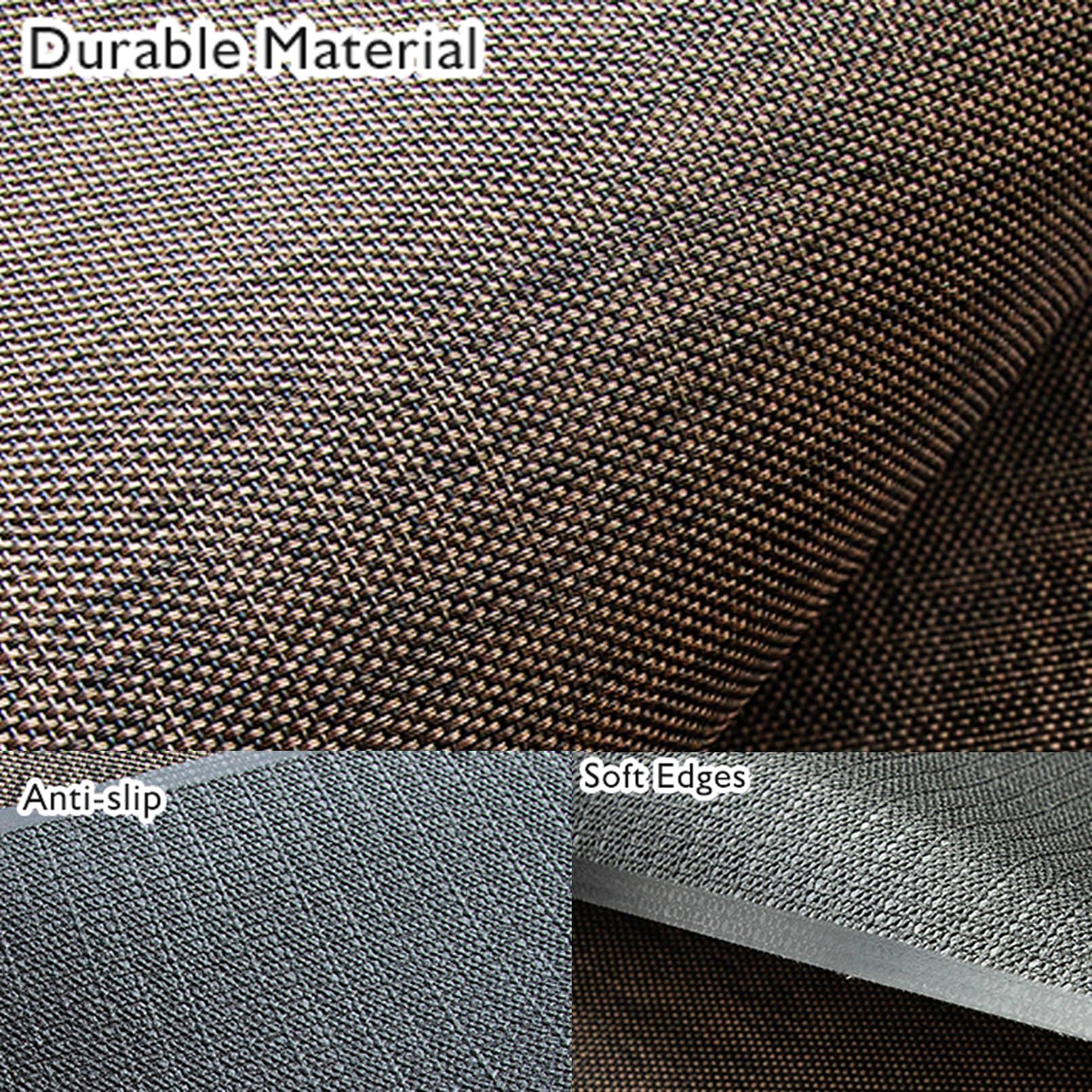 Office Chair Mat for Hardwood & Tile Floor,Computer Gaming Chair Mat for Rolling Chairs Non-Curve, Anti-Slip, Heavy Duty Floor Protector for Home Office,Dark Coffee (48" x 55")
