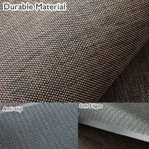 Office Chair Mat for Hardwood & Tile Floor,Computer Gaming Chair Mat for Rolling Chairs Non-Curve, Anti-Slip, Heavy Duty Floor Protector for Home Office,Dark Coffee (48
