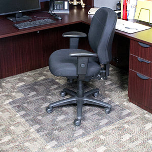 Office Chair Mat for Low Pile Carpet with Lip, 36